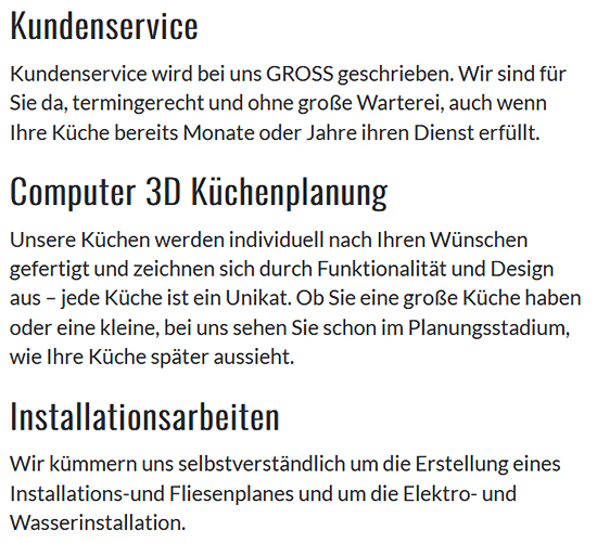 innovative Küchenkonzepte